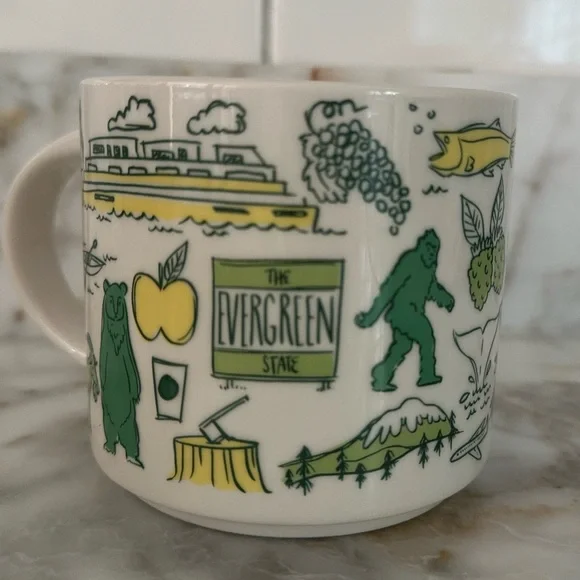 Starbucks Been There Series WASHINGTON State Mug Coffee Cup BWD21/2021 - Picture 2 of 4